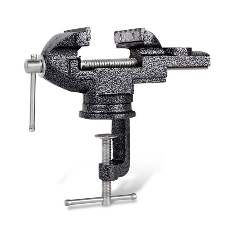 360-Degree Rotating Small Vise Table Flat Universal Table Clamp, Random Color Delivery, 50mm, 60mm, 65mm 65mm
