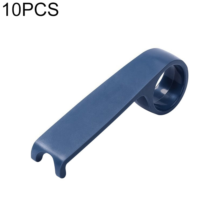 10 PCS Creative Anti-dirty Ring Toilet Lid Lift Toilet Accessories, White, Pink, Light Blue, Dark Blue Dark Blue