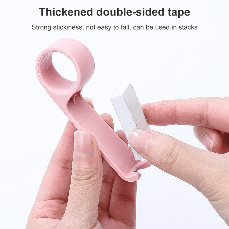 10 PCS Creative Anti-dirty Ring Toilet Lid Lift Toilet Accessories, White, Pink, Light Blue, Dark Blue