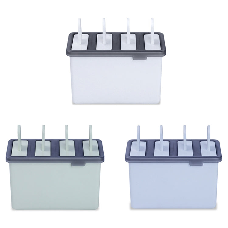 Home Made Popsicle Ice Cream Mold Set, White, Green, Blue