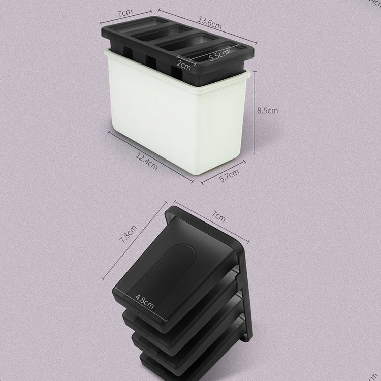 Home Made Popsicle Ice Cream Mold Set, White, Green, Blue