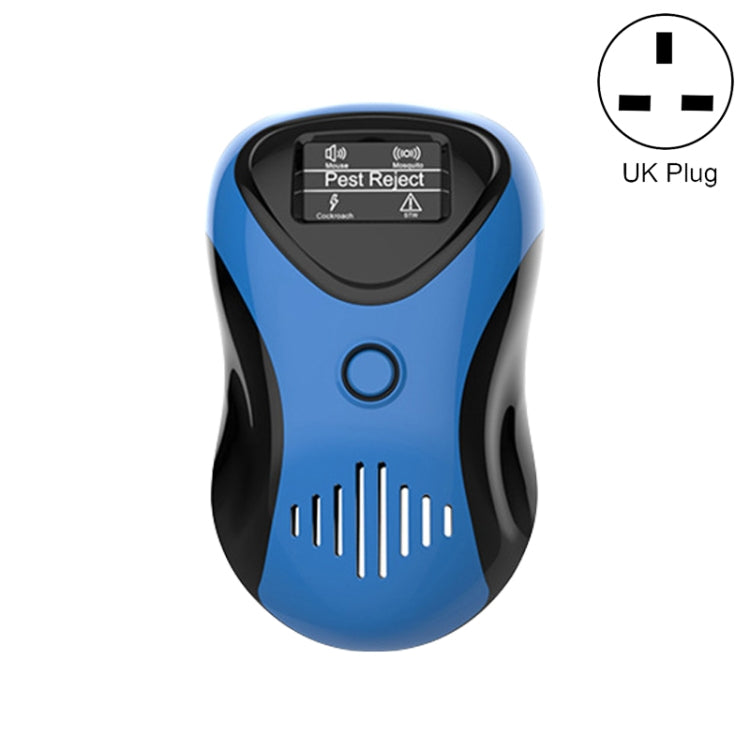 Ultrasonic Multifunctional Mouse Repeller Energy-Saving Silent Insect Repeller, Black White+EU Plug, Black White+UK Plug, Black White+US Plug, Blue Black+UK Plug, Blue White+UK Plug, Blue Black+US Plug, Blue White+US Plug, Blue Black+EU Plug           ... Blue Black+UK Plug Blue Black