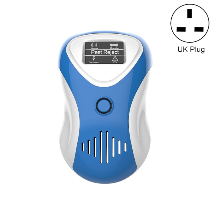 Ultrasonic Multifunctional Mouse Repeller Energy-Saving Silent Insect Repeller, Black White+EU Plug, Black White+UK Plug, Black White+US Plug, Blue Black+UK Plug, Blue White+UK Plug, Blue Black+US Plug, Blue White+US Plug, Blue Black+EU Plug           ... Blue White+UK Plug Blue White