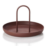 Round Handheld Portable Tray Porch Sundries Small Objects Desktop Storage Tray