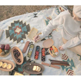 Wood Environmental Protection Tableware Portable Lunch Box Bento Box, Single Layer, Double Layer