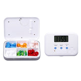 Regular Reminder Compartment Electronic Pill Box 6 Grid Electronic Version Mini Sealed Pill Box