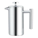 304 Stainless Steel French Pressure Coffee Pot Hand Made Tea Pot, 350ml, 800ml, 1000ml 1000ml