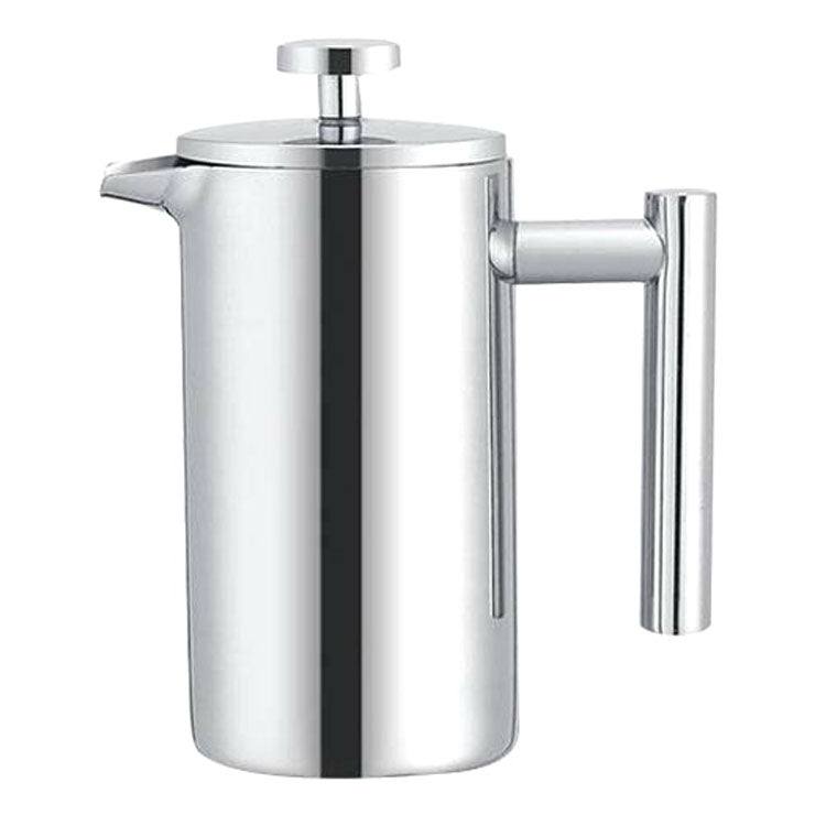 304 Stainless Steel French Pressure Coffee Pot Hand Made Tea Pot, 350ml, 800ml, 1000ml 1000ml