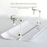 Single Piece Central Air Conditioning Wind Deflector Shield Air-Conditioning Anti Direct Blowing Wind Deflector Board, 40cm, 54cm, 86cm, 94cm, 112cm