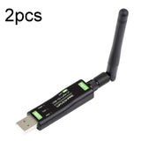 Waveshare 2pcs USB To LoRa Data Transfer Module Based On SX1262, LF Version Using TCXO Crystal Oscillator, HF Version Using TCXO Crystal Oscillator, LF Version Using XTAL Crystal Oscillator, HF Version Using XTAL Crystal Oscillator LF Version Using TCXO Crystal Oscillator