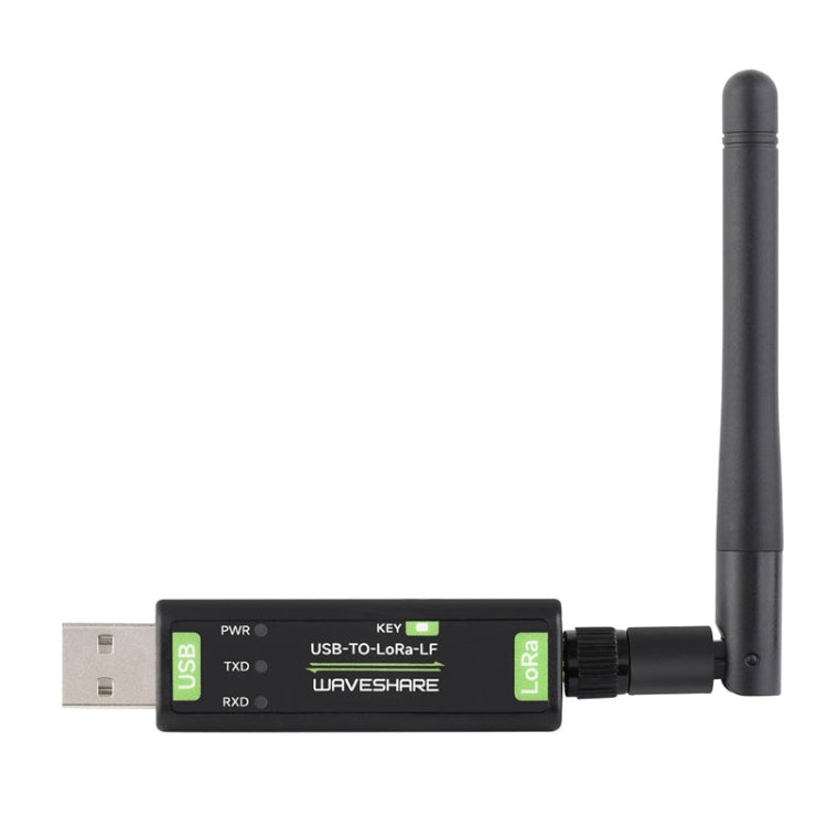 Waveshare 2pcs USB To LoRa Data Transfer Module Based On SX1262, LF Version Using TCXO Crystal Oscillator, HF Version Using TCXO Crystal Oscillator, LF Version Using XTAL Crystal Oscillator, HF Version Using XTAL Crystal Oscillator