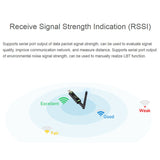 Waveshare 2pcs USB To LoRa Data Transfer Module Based On SX1262, LF Version Using TCXO Crystal Oscillator, HF Version Using TCXO Crystal Oscillator, LF Version Using XTAL Crystal Oscillator, HF Version Using XTAL Crystal Oscillator