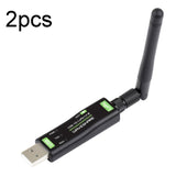 Waveshare 2pcs USB To LoRa Data Transfer Module Based On SX1262, LF Version Using TCXO Crystal Oscillator, HF Version Using TCXO Crystal Oscillator, LF Version Using XTAL Crystal Oscillator, HF Version Using XTAL Crystal Oscillator LF Version Using XTAL Crystal Oscillator