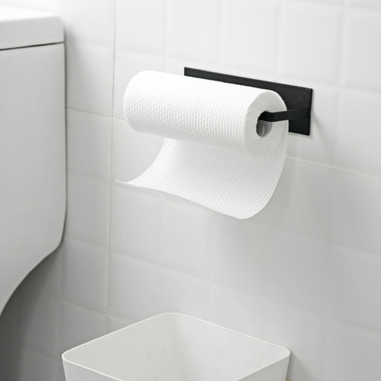 Punch-free Wall-mounted Bathroom Kitchen Roll Holder Towel Rack