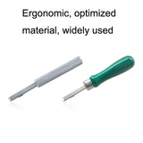 Watch Rear Cover Tapping Knife Watch Opener, All Steel Dual Use, Green Handle Dual Use