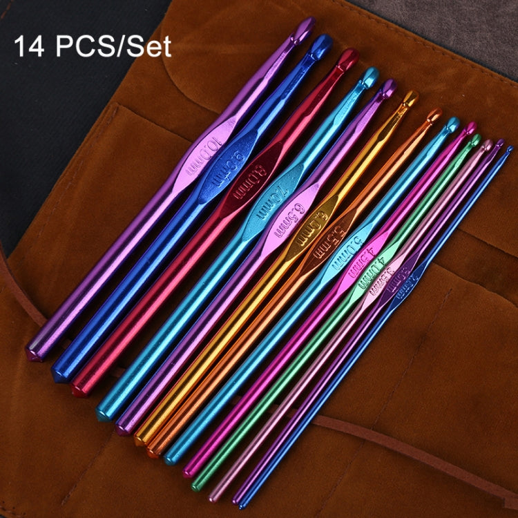 14 PCS/Set Color Alumina Single Head Crochet Handmade DIY Knitting Tool Material, Random Color Delivery, 14 PCS/Set, 28 PCS/Set, 36 PCS/Set, 26 PCS/Set, 35 PCS/Set, 59 PCS/Set, 34 PCS/Set, 27 PCS/Set, 30 PCS/Set, 33 PCS/Set, 119 PCS/Set