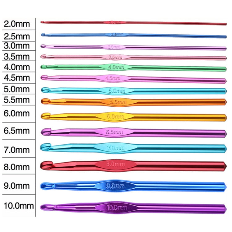 14 PCS/Set Color Alumina Single Head Crochet Handmade DIY Knitting Tool Material, Random Color Delivery, 14 PCS/Set, 28 PCS/Set, 36 PCS/Set, 26 PCS/Set, 35 PCS/Set, 59 PCS/Set, 34 PCS/Set, 27 PCS/Set, 30 PCS/Set, 33 PCS/Set, 119 PCS/Set