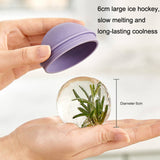 2PCS Home Whiskey Bulb Ice Ball Ice Cube Silicone Mold With Funnel, With Funnel+Sky Blue, With Funnel+Lavender Purple, With Funnel+Cherry Blossom Pink, With Funnel+Banana Yellow