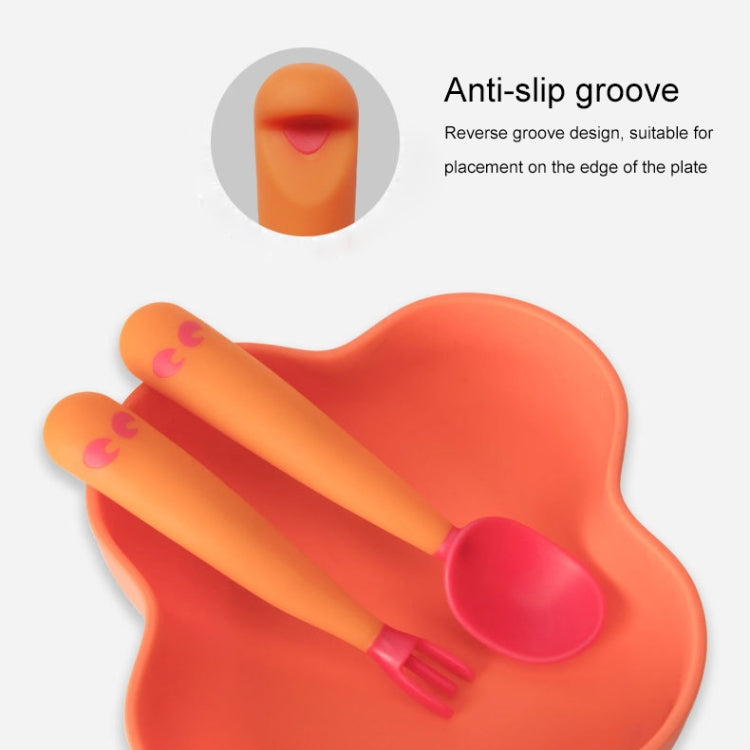 Baby Learning To Eat Bending Training Elbow Twisting Spoon Fork