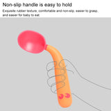 Baby Learning To Eat Bending Training Elbow Twisting Spoon Fork