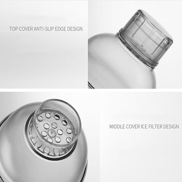 Shaker Cup PC Oz Cup Shaker With Scale Shaker Shaker Milk Teapot Juice Jug, 350ml Ordinary Transparent, 530ml Ordinary Transparent, 700ml Ordinary Transparent, 1000ml Ordinary Transparent, 350ml Black Double Scale, 530ml Black Double Scale             ...