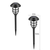 2 PCS Solar Striped Lawn Light LED Outdoor Waterproof Garden Park Landscape Light