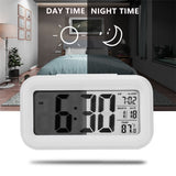 Temperature Type Lazy Snooze Alarm Mute Backlit Electronic Clock, Battery(White), Battery(Green), Battery(Black), Battery(Blue), Battery(Rose Red)