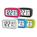Temperature Type Lazy Snooze Alarm Mute Backlit Electronic Clock, Battery(White), Battery(Green), Battery(Black), Battery(Blue), Battery(Rose Red)