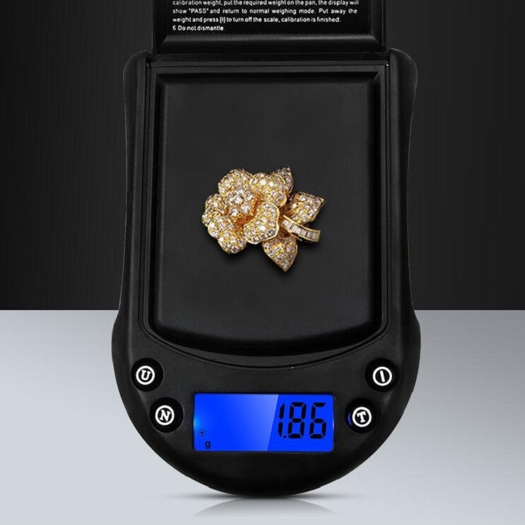 Precision Palm Scale Gold Silver Jewelry Scale Pocket Scale, Specification:200g/0.01g, 200g/0.01g :Without Battery