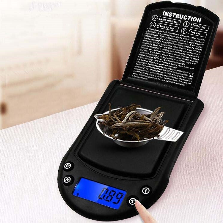 Precision Palm Scale Gold Silver Jewelry Scale Pocket Scale, Specification:200g/0.01g, 200g/0.01g :Without Battery