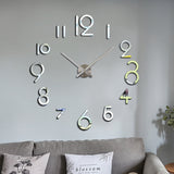 Creative DIY Acrylic Clock Home Digital Wall Clock
