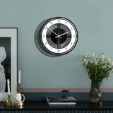 Home Decoration Round Creative Wall Clock Living Room Bedroom Transparent Acrylic Retro Clock, CC034