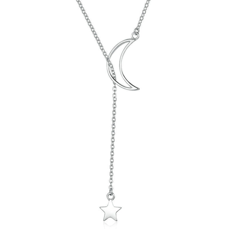 Stars Moon S925 Sterling Silver Necklace