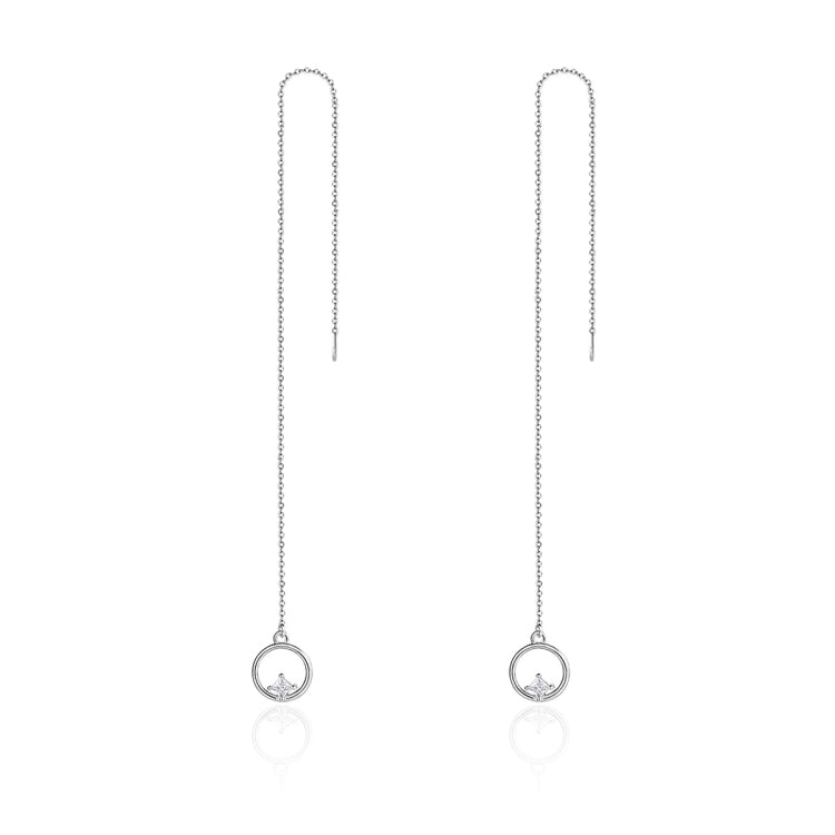 Valentine Day Gift Simple S925 Sterling Silver Stud Earrings, SCE080 - Zen Craft