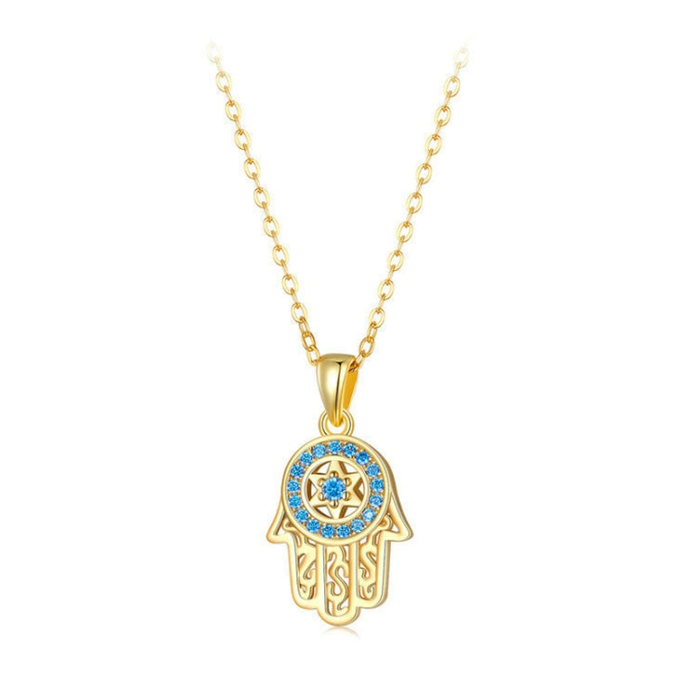 Fatima Guardian S925 Sterling Silver Necklace Female Zircon Necklace