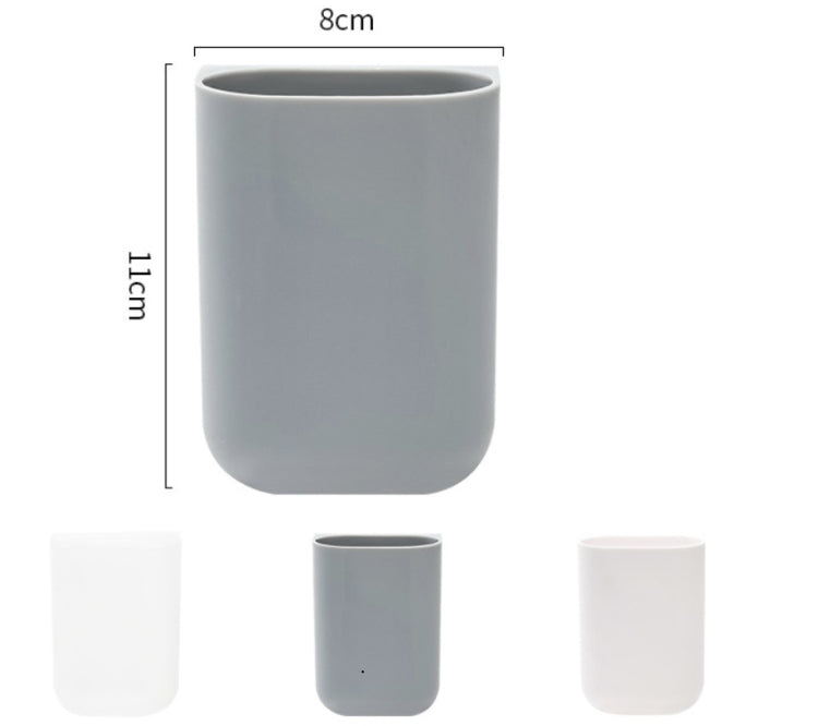 Sticky Pen Holder Desktop Can Hang Pen Case Office Stationery Storage And Sorting Box Random Colour, Pen Holder