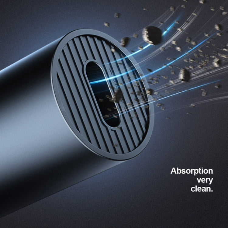 Creative Mini Handheld Portable Vacuum Cleaner USB Charging High Power Household Vacuum Cleaner, Space Gray, Pure White