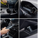 Creative Mini Handheld Portable Vacuum Cleaner USB Charging High Power Household Vacuum Cleaner, Space Gray, Pure White