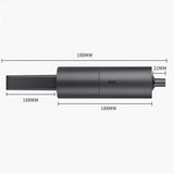 Creative Mini Handheld Portable Vacuum Cleaner USB Charging High Power Household Vacuum Cleaner, Space Gray, Pure White