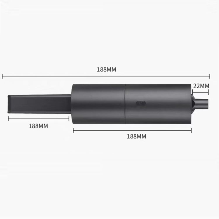 Creative Mini Handheld Portable Vacuum Cleaner USB Charging High Power Household Vacuum Cleaner, Space Gray, Pure White