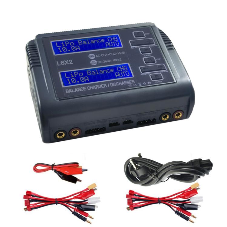 HTRC C240 Balanced Lithium Battery Charger Remote Control Airplane Toy Charger, US Plug, EU Plug EU Plug