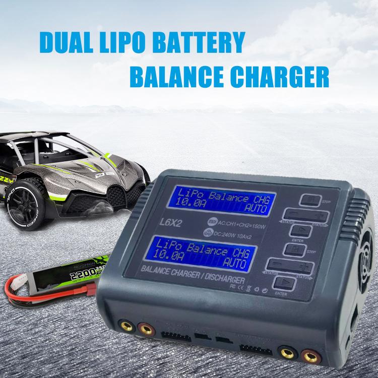 HTRC C240 Balanced Lithium Battery Charger Remote Control Airplane Toy Charger, US Plug, EU Plug