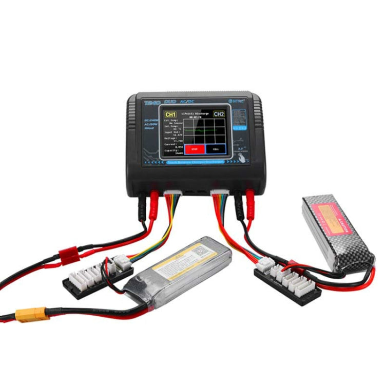 HTRC T240 Touch Balance Model Airplane Lithium Battery Charger Remote Control Car Toy B6 Charger,, EU Plug, US Plug