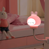USB Night light LED Cute Bedroom Sleep Eye Protection Bedside Lamp, Regular Version, Remote Control Version Regular Version Rabbit