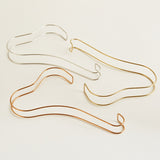 2 PCS Stainless Steel High Heels Display Stand Metal Elastic Shoe Support Shoe Support Bracket, Silver, Titanium, Rose Gold