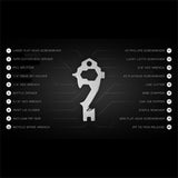 20 in 1 Multi-function EDC Tool Key Ring Bottle Opener Screwdriver Multi-purpose Outdoor Mini Tool, Key Ring Bottle Opener