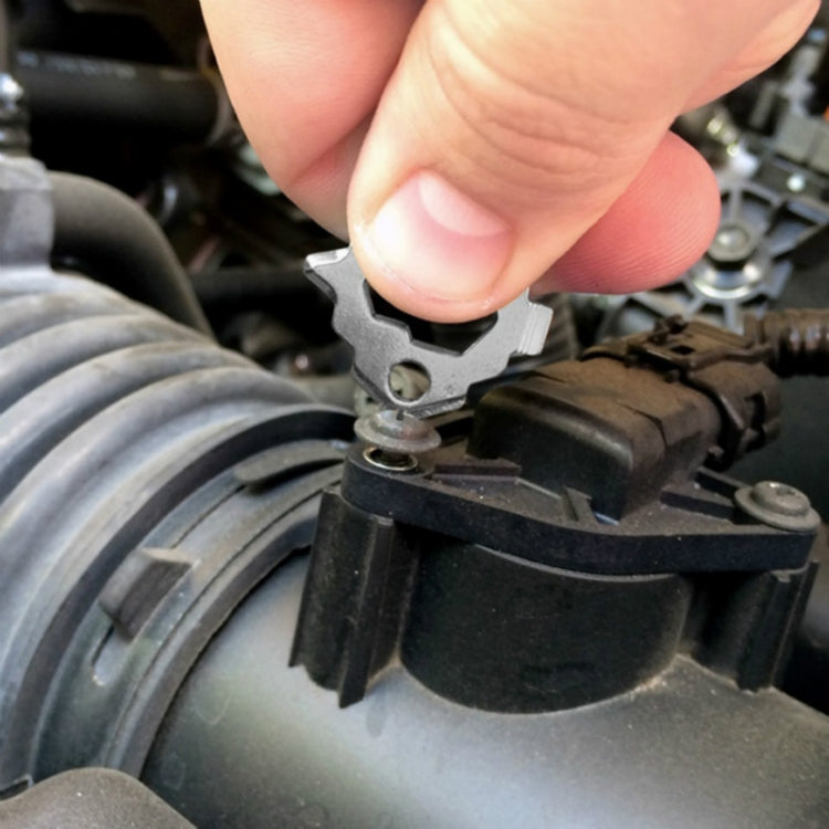 20 in 1 Multi-function EDC Tool Key Ring Bottle Opener Screwdriver Multi-purpose Outdoor Mini Tool, Key Ring Bottle Opener