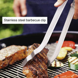 Stainless Steel Barbecue Clip Barbecue Tool Bread Clip Spaghetti Food Clip Steak Clip, Barbecue Clip