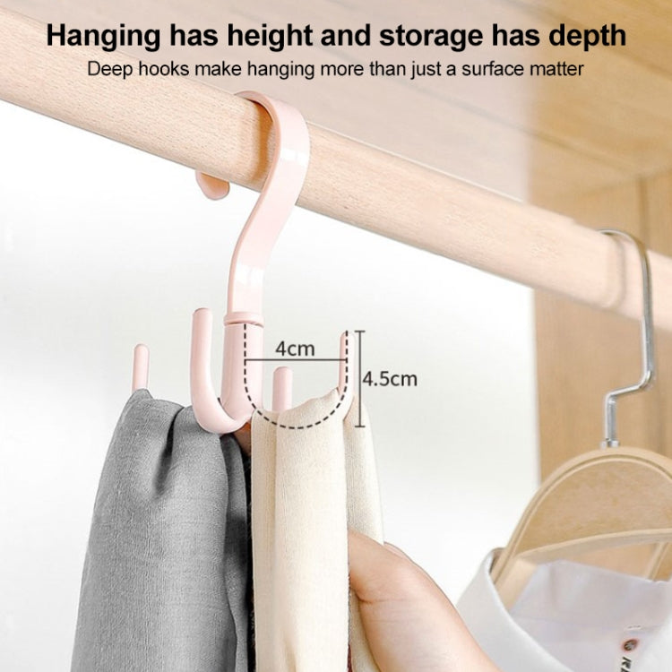 Rotatable Tie Belt Wardrobe Storage Hook, Tie Belt Hook
