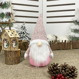 Christmas Decorations Window Decorations for Faceless Elderly Dolls Decorative Dolls, (Grey), (Pink), (White)